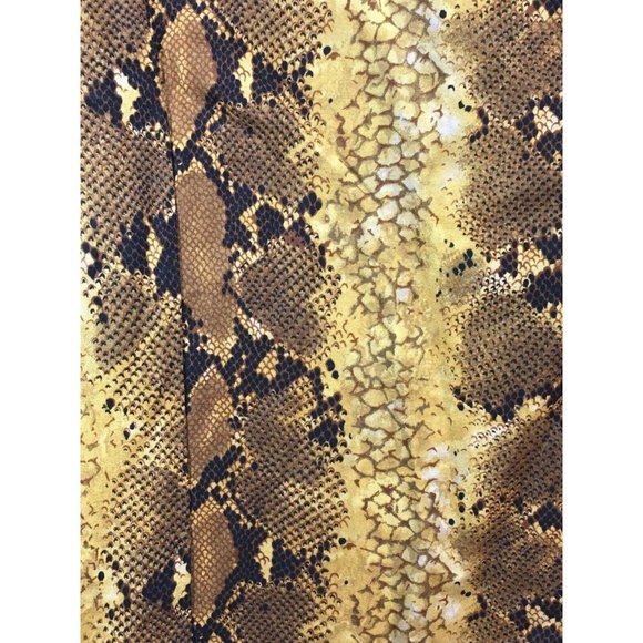 Vanity Womens Snake Sequin Blouse Python Top - Picture 8 of 10